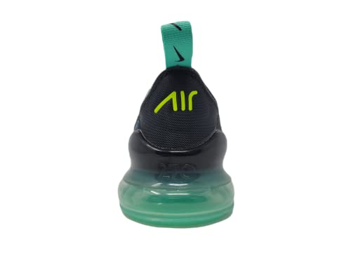 Nike Little Kids Air Max 270 Running Shoes, White/Volt-Black-Laser Blue, 12 M US4