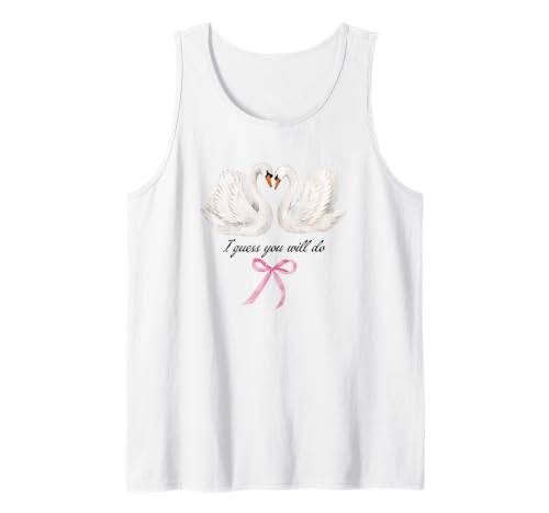 I Guess You Will Do Ribbon Valentine's Day Sleeveless Tank Top