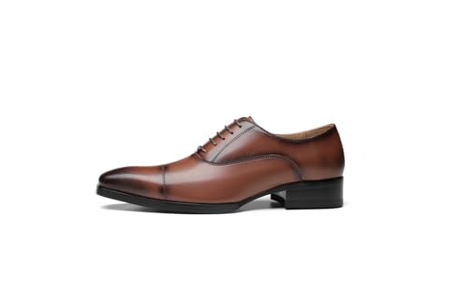 Mens Classic Oxford Dress Shoes Formal Business Lace-up Leather Shoes for Men2