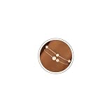Fezodo Pulsera para mujer de oro y plata, oro de 18 quilates, chapado en oro, pulsera de perlas para mujer, pulsera de perlas de agua, pulsera ajustable, joyas de perlas, regalos para mujeres, novia