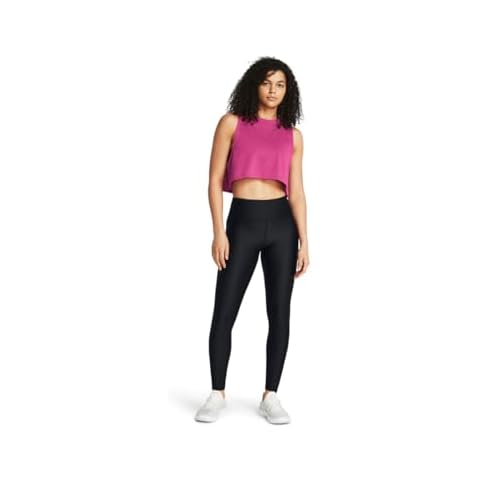Under Armour Women's Fitness Leggings Black/Pink Cover