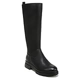 Naturalizer SOUL Womens Orchid Chunky Bottom Knee High Boot Black Smooth 8.5 M