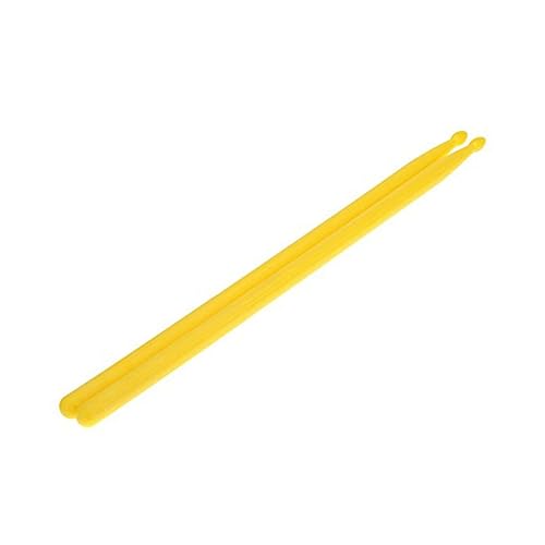 Juego de baquetas ligeras de nylon color amarillo miniatura 2