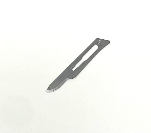 Disposable Surgical Scalpel Blades Sterile High Grade Carbon Steel 2.1% 10xx Individually Foil Wrapped by P&P MEDICAL SURGICAL Size 15 Box of 100