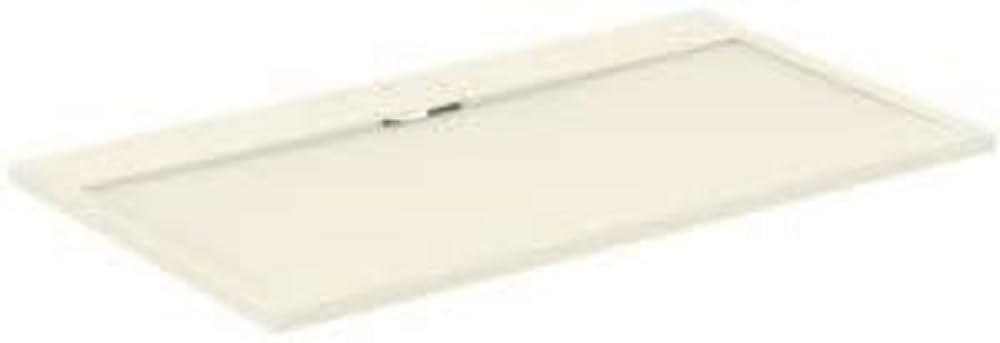 Ideal Standard - Ultra Flat S i.life, Prostokątny brodzik z żywicy 140x80, Długa krawędź wydechowa, Matowe wykończenie z efektem kamienia, Piasek
