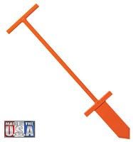 A.M. Leonard Planting Bar in Steel, Pointed Blade - 11 x 3.5 Inch