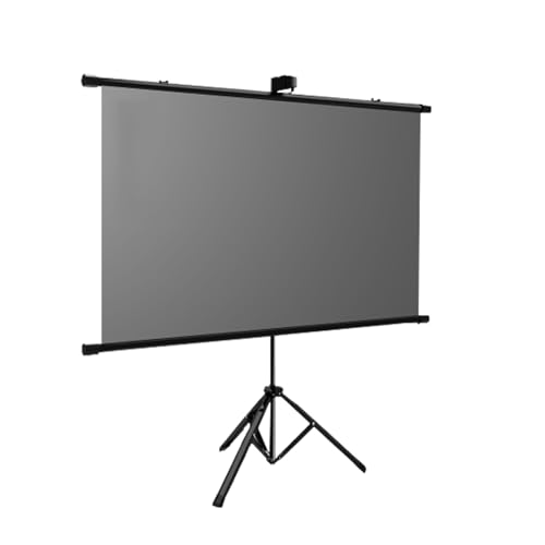 Pantalla de proyección retráctil con soporte 72" 16:9
