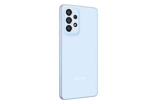 Image of Samsung Galaxy A33 5G (Light Blue, 6GB RAM, 128GB Storage) | 48 MP No Shake Cam | Voice Focus | 12 GB RAM with RAM Plus | Travel Adapter to be Purchased Separately