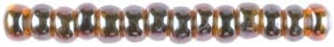 250g Round Preciosa Ornela Rocailles Seed Beads, Hyacinth, Colour Lined Blue, Sfinx (91004), Glass, Czech Republic (10/0)