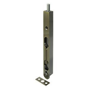 Deltana 7FBZ Flush Bolt, Antique Brass