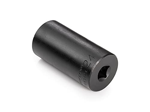 Image of TEKTON 3 /8 Inch Drive x 24 mm Deep 6-Point Impact Socket | SID13124