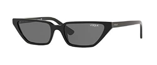 Vogue GIGI HADID VO5235S W44/87 53M Black/Grey Cat Eye Sunglasses For Women+ BUNDLE with Designer iWear Complimentary Care Kit