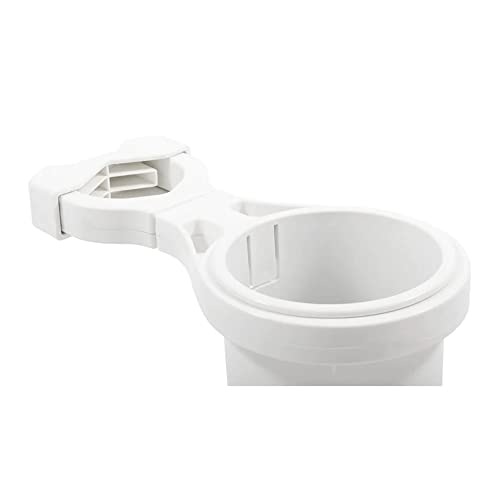 Portavasos Camco pequeño para barandales blancos miniatura 2