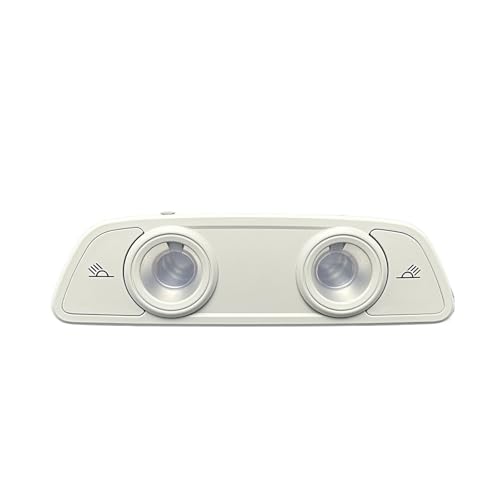4KD947111 Lámpara Techo Negra compatible con Audi A4 A5 Q5 A6 A7 Q7 Q8 luz lectura trasera