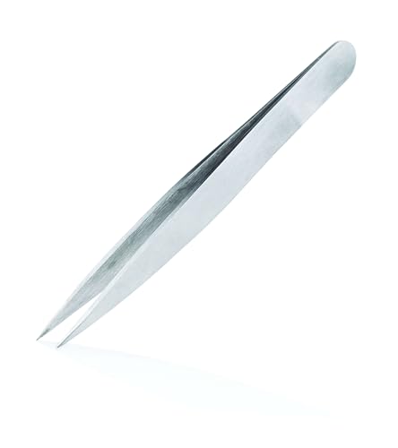 PINZETTA IN ACCIAIO CON PUNTA A SPILLO XANITALIA professionale 370.115