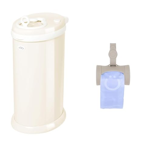 Contenedor de pañales Ubbi con dispensador portátil miniatura 1