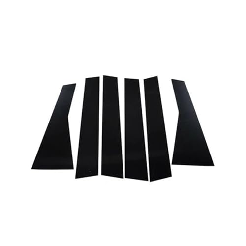Embellecedores de pilar negro brillante con acabado de alta calidad para KIA Sorento 2010-2014