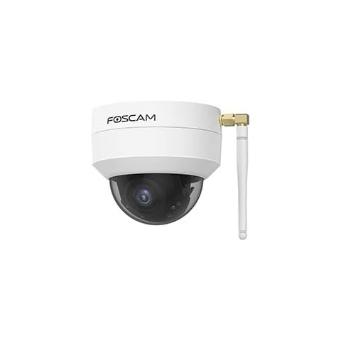 Foscam D4Z - 4MP HD Dual Band WI-FI PTZ Outdoor Camera - IK10 Vandal-Proof Dome, AI Human Detection, 20M Night Vision, Optical Zoom - View and Playback Anywhere on App - Works with Alexa and Google Cover