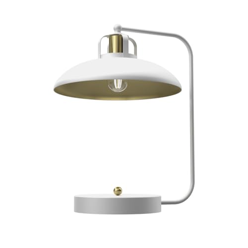 Milagro Lampe de bureau FELIX BLANC/DORÉ 1xE27