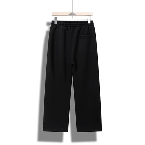 Men's Contrast Piping Sport Pants Stripe Drawstring Straight Leg Sweatpants Baggy Y2K Oversized Track Pants2