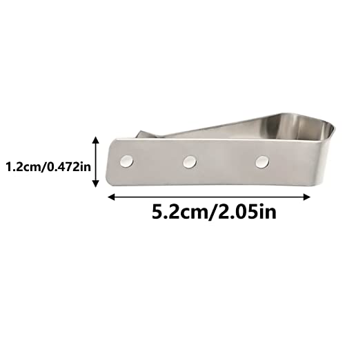 2 Pcs Garage Door Remote Visor Clip Stainless Steel Clip Holder Only Compatible With Liftmaster Chamberlain Sears Craftsman Opener Remote #TOP2