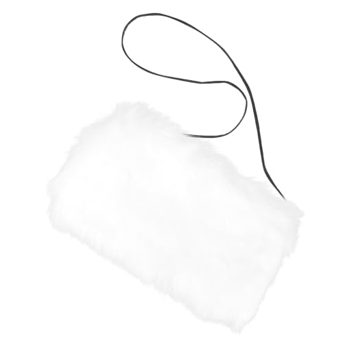 Calentador blanco tierno tipo almohada de invierno para mujer romántica