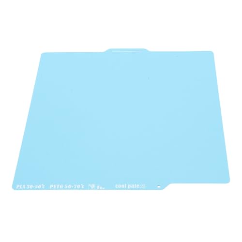 Denash Low Temperature Build Plate, 257x257mm Double Sided Coating Cold Printing Plate with Easy Model Removal, for Lab 