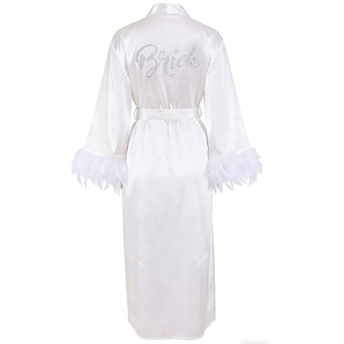 Tkifoda Feather Bride Robe