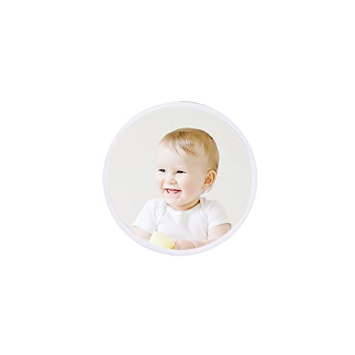 Broches en acrylique transparent bouton accessoire de badge rond vierge à épingle - 3