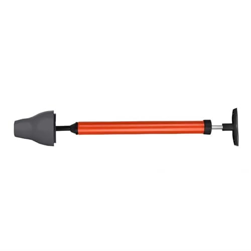 Pack de 2 dispositivos de desatascado para desagües rápidos con cuerpo alargado anti-salpicaduras, junta flexible para acceso difícil y mango ergonómico mejorado miniatura 3