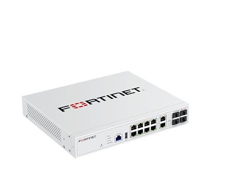 Image of Fortinet FortiSwitch FS-110G-FPOE 8-Port Gigabit PoE+ Switch | 2 SFP Ports | Managed Network Switch with 130W PoE Power (FS-110G-FPOE)