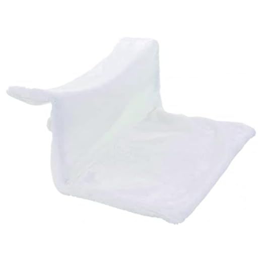 Trixie Cama para Radiador Gatos - Cama Gatos para Radiador Accesorios para Gatos Casas para Gatos Gatera Peluche 45 x 24 x 31 cm Blanco Lana