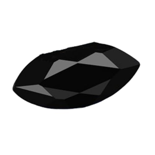 Pierre gemme en vrac à facettes 6x12mm pour fabrication de bijoux, bague et collier diy en onyx
