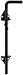 National Hardware S532-500 CD1009 Cane Bolt Black Coated, 1/2"x12"
