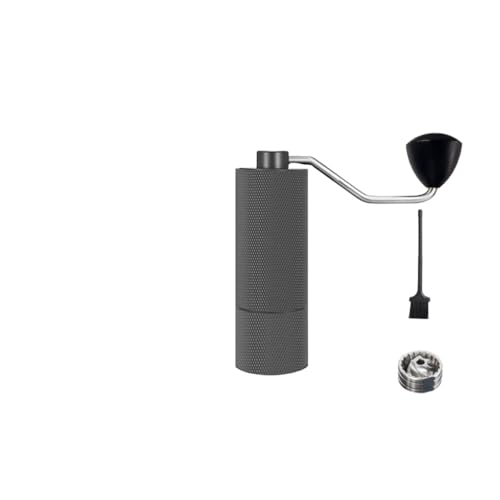 SOLLENT手挽きコーヒーミル コーヒーグラインダー グラインダー ステンレス刃 挽き目調整可能 調節ダイヤル ステンレス 珈琲 豆挽き 高精度25/30g 超細挽き 均一な粉末 コーヒーまめひき機 ミル アウトドア キャンプ 登山 出張 旅行持ちやすい