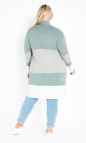 Women's Keelyn Colorblock Cardigan2
