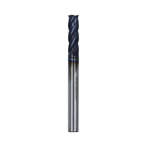Image of 5Pcs 3 /16in Solid Carbide End Mills,4 Flute, 30 Degree Helix Bits Tool for Medium Hardness Steel, Brass, Iron