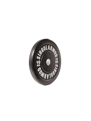 Discos Training de SINGULARWOD. Discos de pesas para Entrenamiento de Fuerza. Disco 5kg, 10kg, 15kg, 20kg y 25kg. Discos para Gimnasio en casa SINGULARWOD (10 kg). Discos Crossfit.