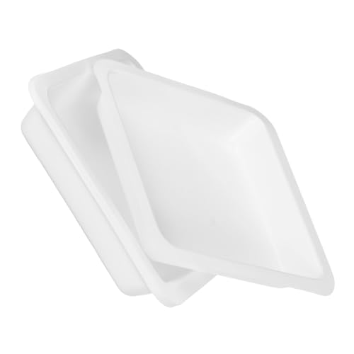 PRETYZOOM 10PCS Multi-Shaped Plastic Weighing Boats Reusable Scale Trays for Accurate Measurement in Laboratory Food and Industrial Use