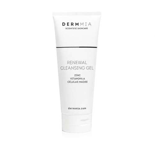 Dermmia Renewal Cleansing Gel 200 ml – Gel Limpiador Facial Renovador con Ácido Salicílico | Limpiador Antiimperfecciones para Piel Grasa y con Acné