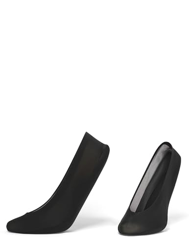 HUE Womens Cushioned Insole Liner Sock 2 Pair Pack2