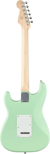 Image of Fender Squier Stratocaster Electric Guitar, Beginner Guitar, with 2-Year Warranty, Includes Free Lessons, Surf Green with Matte Finish