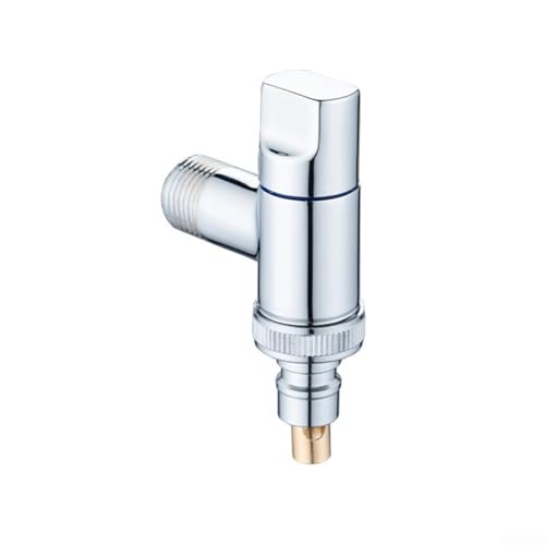Honseadek Vanne murale en cuivre G1/2 pour avoir entrée de machine toilettes haute pression étanche - lavage B vadrouille piscine eau robinet angle laiton fileté