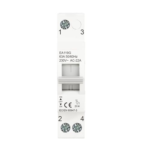 Interrupteur de transfert manuel double alimentation 40A avec commutation 1P sûre AC230V