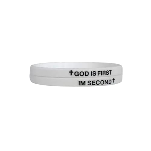 Bracelet God is First bijou caoutchouc anti irritation pour homme femme