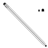 Yosemy Touchscreen Stift Tabletstift 2 in 1 Eingabestift Touch Pen Stylus Universal für Tablets Smartphones Gummispitze kompatibel mit iPad/iPhone/Samsung/Android/IOS Touchscreen Handys, Weiß