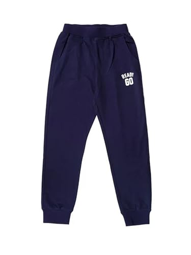 TTAO Kids Boys Jogger Sweatpants Elastic Waist Workout Pants for Running Jogging Gym Fitness Trousers