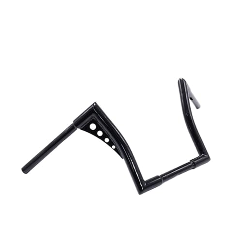Guidon Ape Hanger 12" noir pour éliminer la fatigue du dos sur votre Chopper