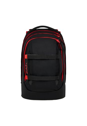 Satch Pack ab 5. Klasse ergonomisch 30L Stauraum standfest Organisationstalent Fire Phantom - Schwarz