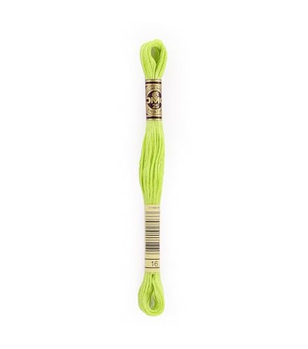 Image of DMC 6-Strand Embroidery Cotton Bundle - Chartreuse Color Family - 3 Skeins of Thread - 8.7yd Skeins